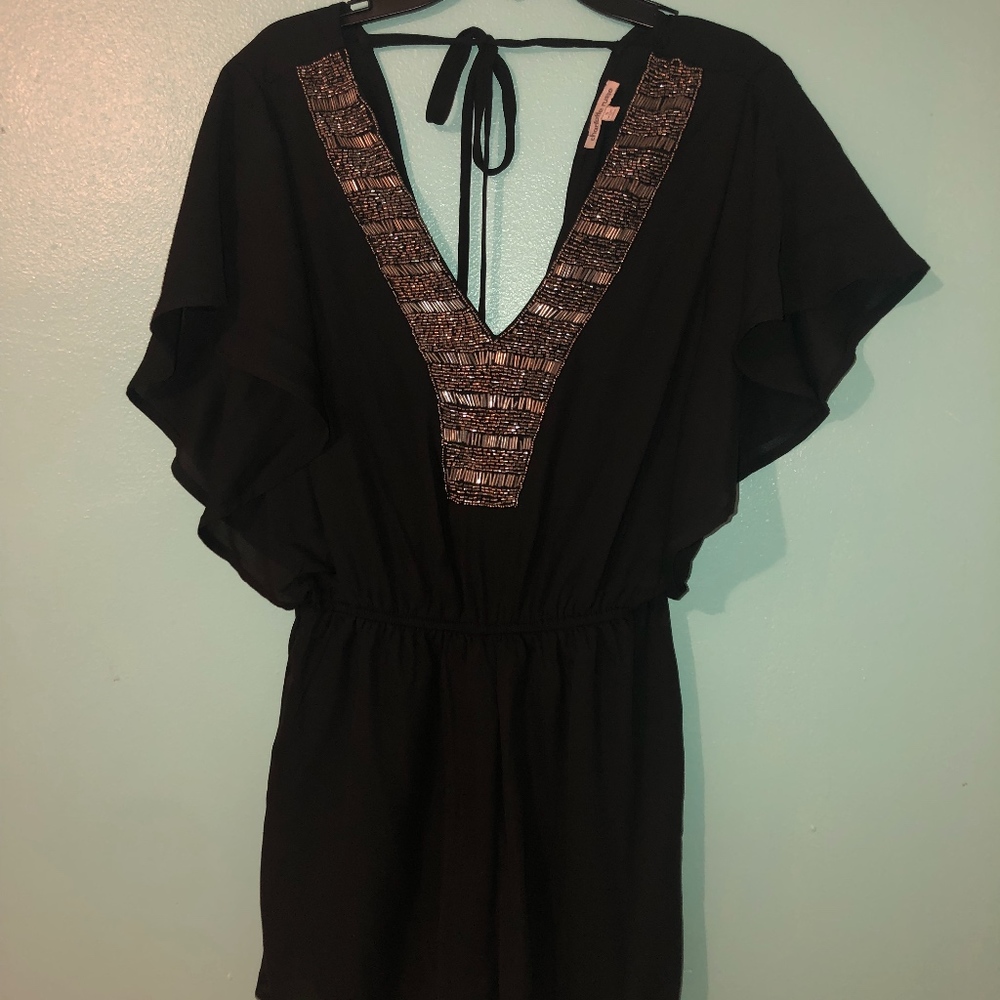Charlotte Russe Black Romper